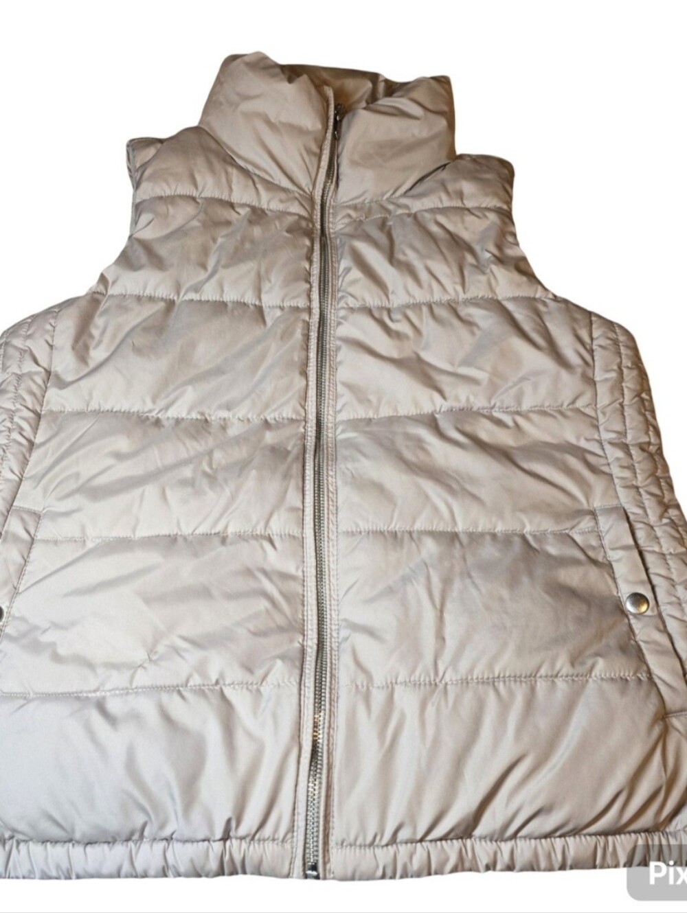 Old Navy Cream Sherpa Vest with Branded Label